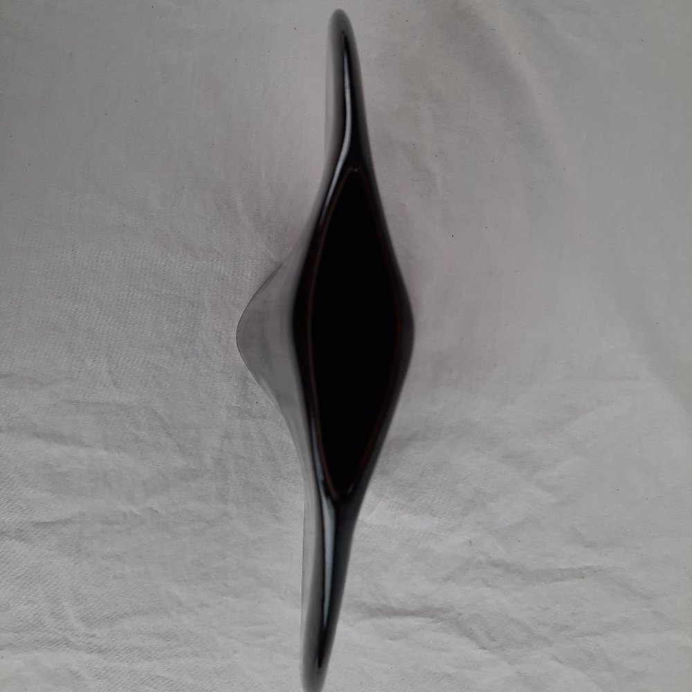 SOLD Set of Two Vintage Mikasa Vases Art Deco Naomi Cahana - Black and White - Picture 5 of 14